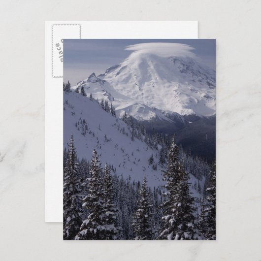 Verenigde Staten, Washington, uitzicht van Mt. Rai Briefkaart (Voorkant / Achterkant)