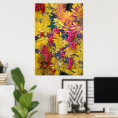 Verenigde Staten, Washington, Westerne bergas, Oka Poster (Thuiskantoor)