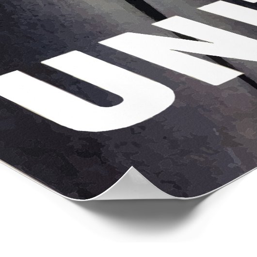 Verenigde Staten we zijn sterk Poster (Hoek)