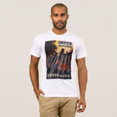 Verenigde Staten we zijn sterk T-shirt (Voorkant volledig)