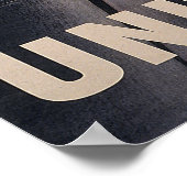 Verenigde Staten we zijn sterk verenigd en we zull Poster (Hoek)