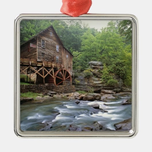 Verenigde Staten, West Virginia, Babcock SP. Rusti Metalen Ornament (Voorkant)