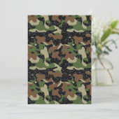 Verenigde Staten Woodland Camo Camouflage Army (vo Kaart (Staand voorkant)