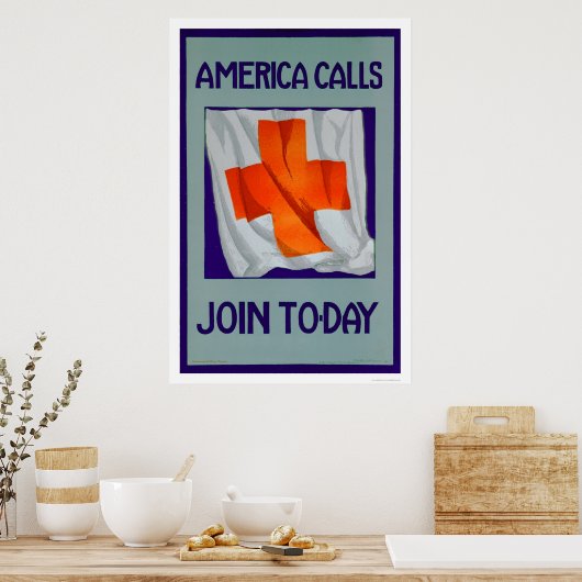 Verenigde Staten - Word vandaag lid (US00053) Poster (Keuken)