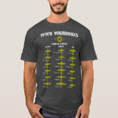 Verenigde Staten WW2 Warvogels T-shirt (Voorkant)