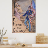 Verenigde Staten WWI Propaganda Poster (Keuken)