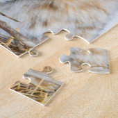 Verenigde Staten, Wyoming, Portret van Bobcat Legpuzzel (Zijkant)