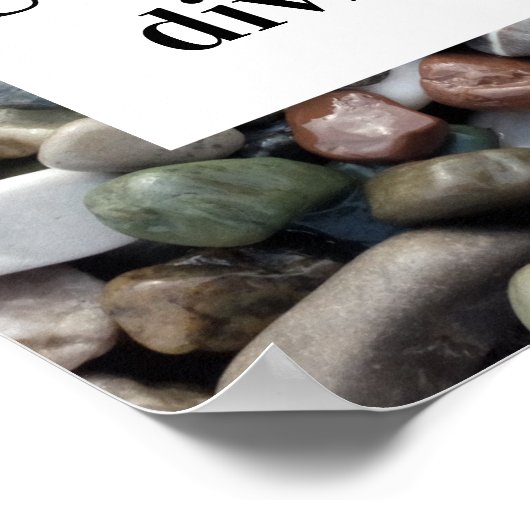 Verenigde Staten zijn verdeeld over herfst gezegde Poster (Hoek)