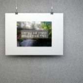 Verenigde Staten zijn verdeeld over herfst Poster