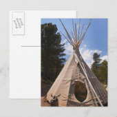 Verenigde Staten, Zuid Dakota, Traditionele Indias Briefkaart (Voorkant / Achterkant)