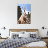 Verenigde Staten, Zuid Dakota, Traditionele Indias Canvas Afdruk (Insitu (Slaapkamer))