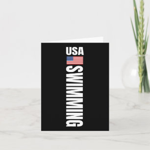 Verenigde Staten Zwemmen Amerikaanse vlag Zwemmen Kaart