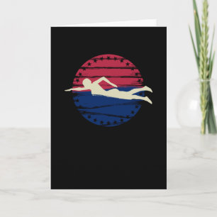 Verenigde Staten Zwemster Sport Atleet Kaart