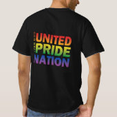 verenigde trots sterke natie t-shirt (Achterkant)