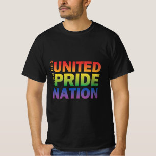 verenigde trots sterke natie t-shirt