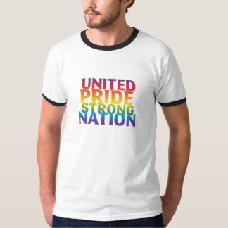 verenigde trots sterke natie t-shirt