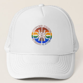 verenigde trots sterke natie trucker pet