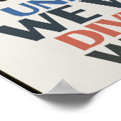 Verenigde We Win Unions Poster (Hoek)