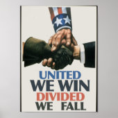 Verenigde We Win Unions Poster (Voorkant)