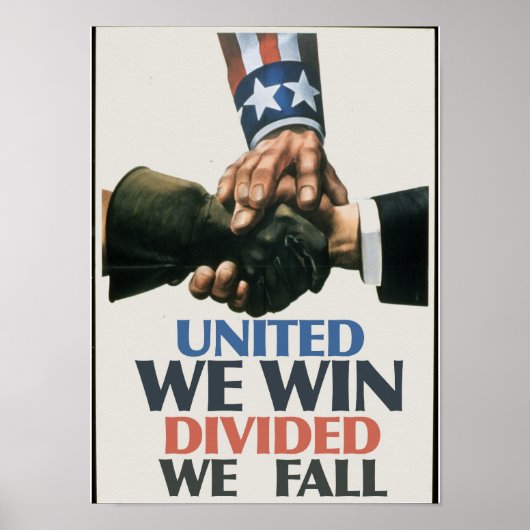 Verenigde We Win Unions Poster (Voorkant)