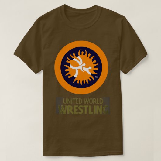 Verenigde wereld worsteling 3 t-shirt (Design voorkant)
