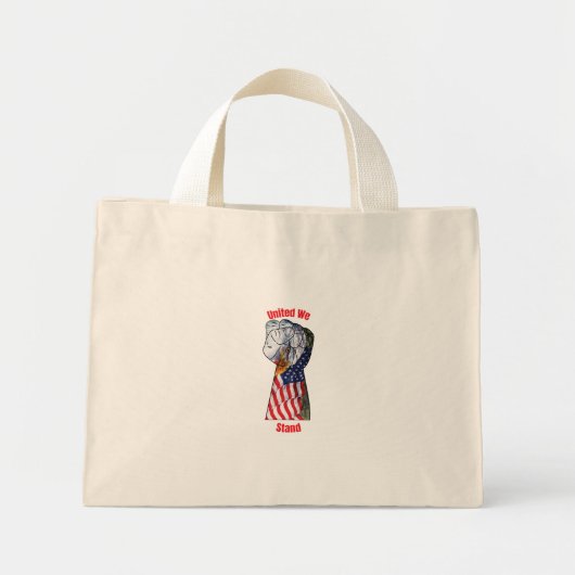 VERENIGDE WIJ STAAN MINI TOTE BAG (Voorkant)