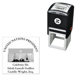 #VERENIGDENATIESPRESIDENT DR. #LAURAHCASTILLOS ESQ  ZELFINKTENDE STEMPEL