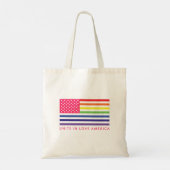 Verenigen in liefde Amerika - Tote Bag (Achterkant)