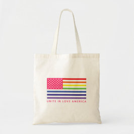 Verenigen in liefde Amerika - Tote Bag