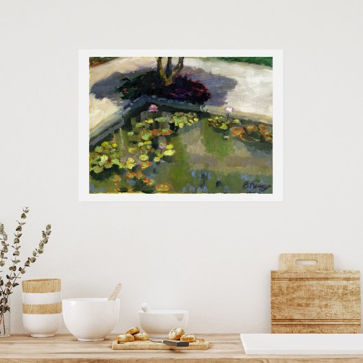 Vereniging van het poster met de vier kunsten (Keuken)