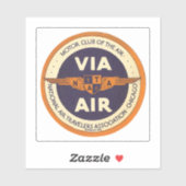 Vereniging van luchtreizigers sticker (Vel)