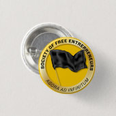 Vereniging van vrije Button van ondernemers (Voorkant /achterkant)