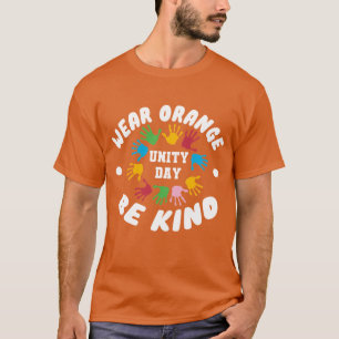 verenigingsdag draag sinaasappel t-shirt