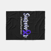 Verenlint Ataxia Awareness Support Geschenken Fleece Deken (Voorkant (Horizontaal))