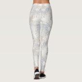 Verenveren, grijs, beige en blauw, vogel, licht, leggings (Achterkant)