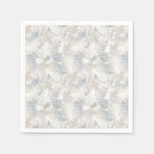 Verenveren, grijs, beige en blauw, vogel, licht, servet