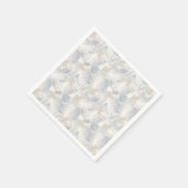 Verenveren, grijs, beige en blauw, vogel, licht, servet (Hoek)