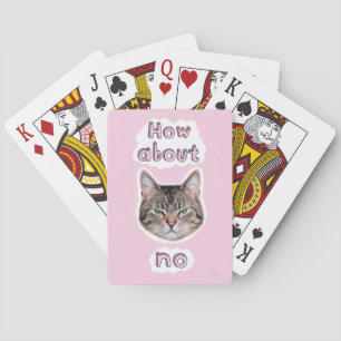Verergerde kat pokerkaarten