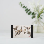 Verergering van vogelzaken, 3,5 x 2,0 inch, 100 st visitekaartje (Staand voorkant)