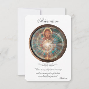 Verering, Act van Spirituele Communie, Gebedskaart Kaart