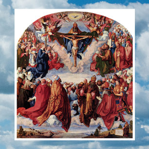 Verering van de Drie-eenheid door Albrecht Durer, Poster
