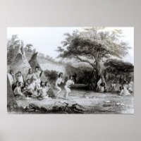 Verering van de zon, gegraveerd door R. Ehnschelwo