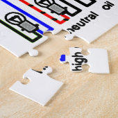 Vereveningsschema motorfiets legpuzzel (Zijkant)