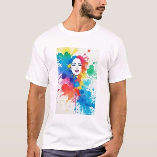 Verf #11 t-shirt (Voorkant)