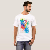 Verf #11 t-shirt (Voorkant volledig)