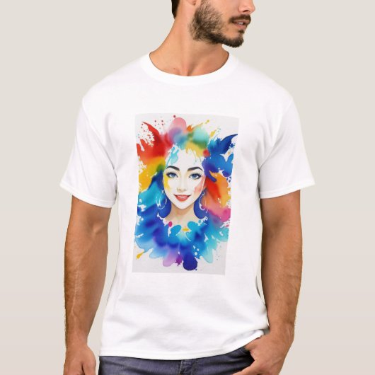 Verf #8 t-shirt (Voorkant)