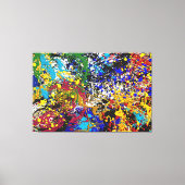 Verf Abstract gooien Canvas Afdruk (Voorkant)