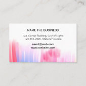 Verf Abstracte moderne, minimale Waterverf artiest Visitekaartje (Achterkant)