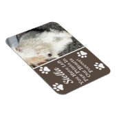 Verf afdrukken in ons hart, verlies van huisdier magneet (Rechterzijde)