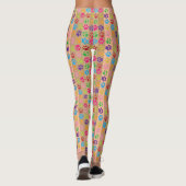 Verf afdrukken Leggings vrouwen (Achterkant)